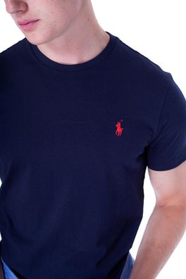 T-Shirt Ralph Lauren Polo Blau aus Baumwolle