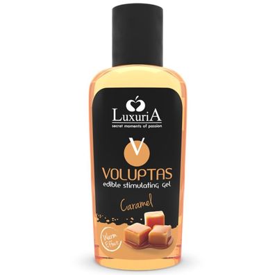 Luxuria Voluptas EDIBLE Stimulating GEL Warming EFFECT -CARAMEL 100ml