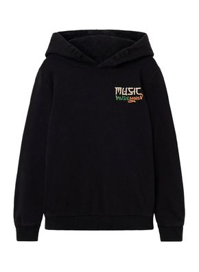 Sweatshirt name-it Salade schwarz mit Kapuze