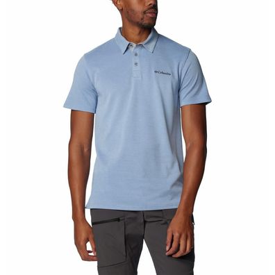 Polo Columbia Nelson Point Herren kurzärmelig blau