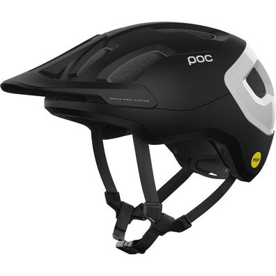 Fahrradhelm Poc Axion Race MIPS schwarz/weiß