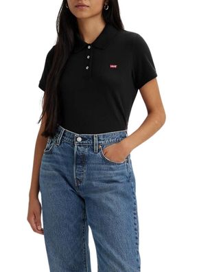 Polo Levi's Slim Fit Schwarz