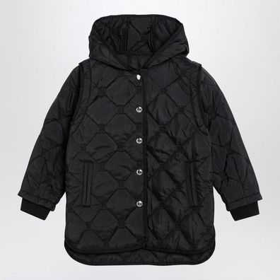Parka Givenchy Schwarz mit abnehmbaren ßrmeln
