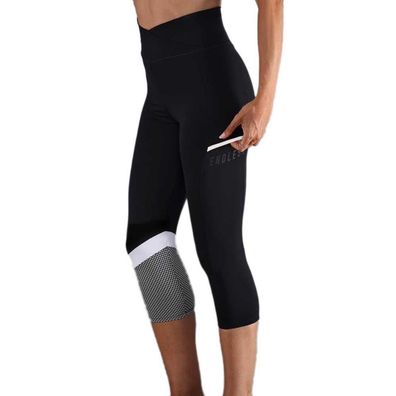 Leggings Endless Line Pocket HW schwarz und grau