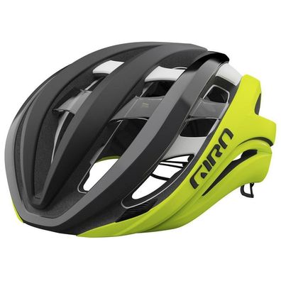 Fahrradhelm Giro Aether Spherical MIPS schwarz/gelb