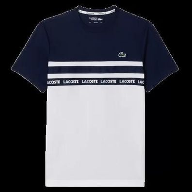 T-Shirt Lacoste Th7515 Kurzarm Weiß/Marine