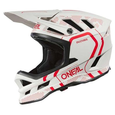 Motorradhelm Oneal Blade Strike Weiß/Rot