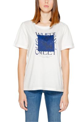 T-Shirt Street One Weiß mit Print