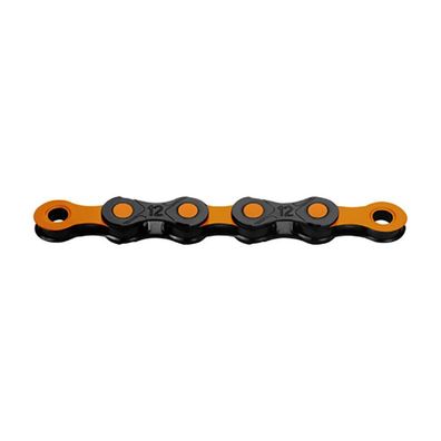 Fahrradkette KMC DLC12 Waxed Chain schwarz/orange 12s