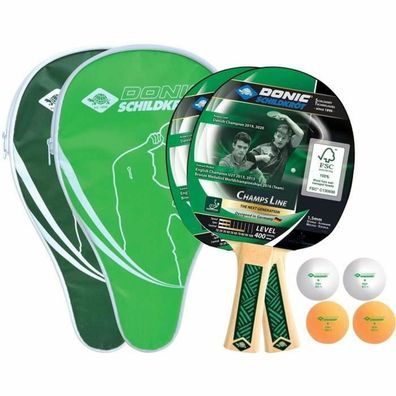 Tischtennisschläger Set Schildkröt CHAMPS Line 400 FSC Grén