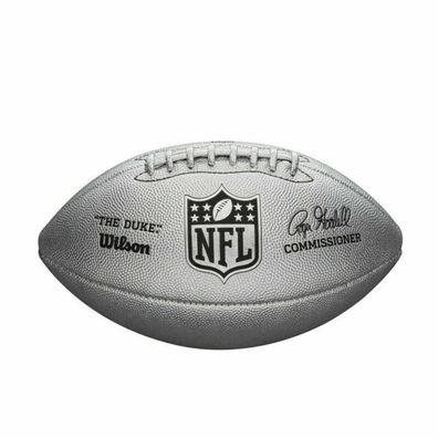 Football Wilson Duke Metallic Edition Silber