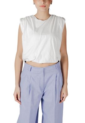 Top Jacqueline de Yong ßrmellos Weiß