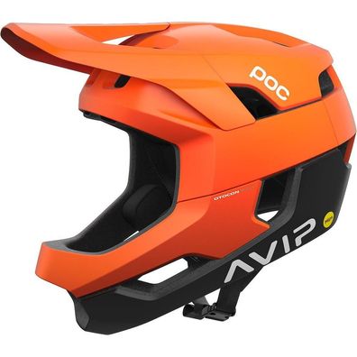 Integralhelm POC Otocon Race MIPS Orange/Schwarz