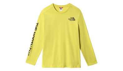 Langarmshirt The North Face M Coordinates Gelb