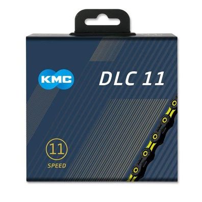 Fahrradkette KMC DLC 11-fach schwarz/gelb
