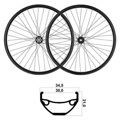 Laufradsatz mvtek 27,5" Tubeless MTB
