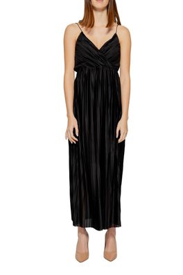 Kleid Only ELEMA S/L MAXI WRAP DRESS LINING JRS schwarz