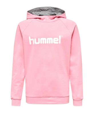 Hoodie Hummel Go Cotton Logo Baumwollmix Pink