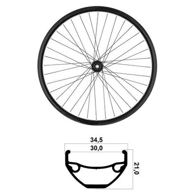 Fahrrad Hinterrad 29" MVTEK Tubeless MTB