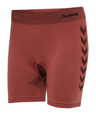 Shorts Hummel First Seamless Rot Damen Fitness