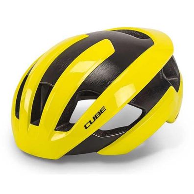 Fahrradhelm Cube Heron Mips, gelb, leicht und beléftet