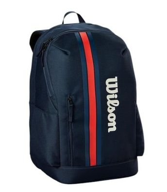 Tennisrucksack Wilson Team 2025 mit Schuhfach, marineblau