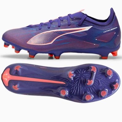 Fußballschuhe Puma Ultra 5 Match FG/AG Lapis Lazuli/Weiß/Sunset Glow