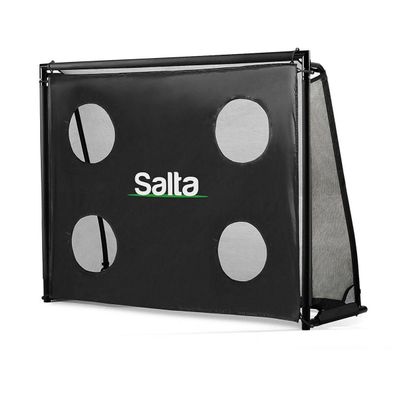 Fußballtor Salta Legend mit Trainingsschirm, schwarz