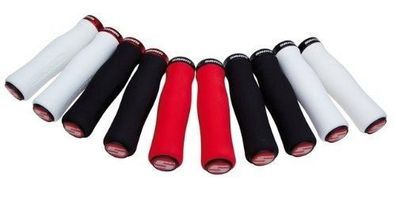 Griffe Lock-On SRAM Schaumstoff 129 mm Rot/Schwarz