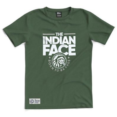 T-Shirt The Indian Face Adventure Grén, Unisex, Kurzarm
