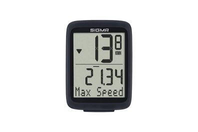 Fahrradzähler Sigma BC 10.0 WR schwarz, kabelgebunden