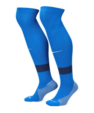 Fußballsocken Nike Strike Dri-FIT Knielang Blau Royal