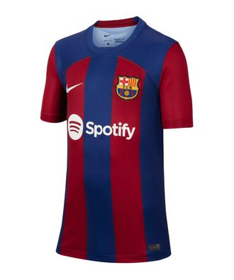 T-Shirt Nike FC Barcelona Domicile 2023/2024 Blau