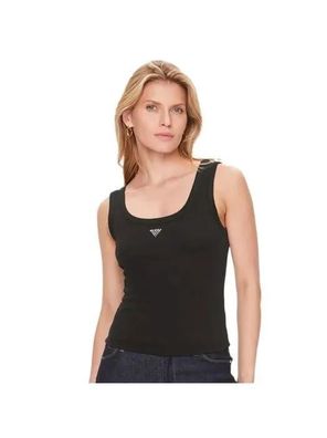 Tanktop Guess mit Strass schwarz