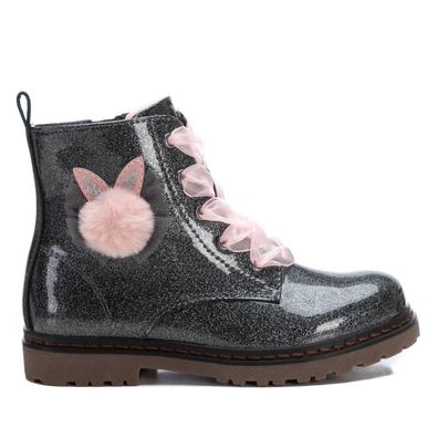 Bottines Xti Mädchen graues Lackleder