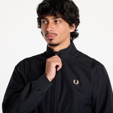 Jacke Fred Perry Brentham schwarz, leichte Sportjacke