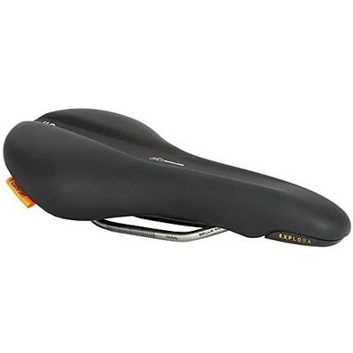 Fahrradsattel Selle Royal Explora Komfortabler schwarzer Sattel