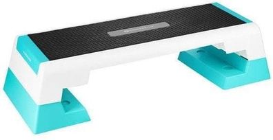 Stepper de Fitness HMS Weiß und Minze, robust und höhenverstellbar