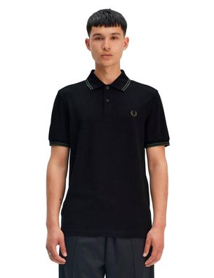 Polo Fred Perry Klassisch Schwarz