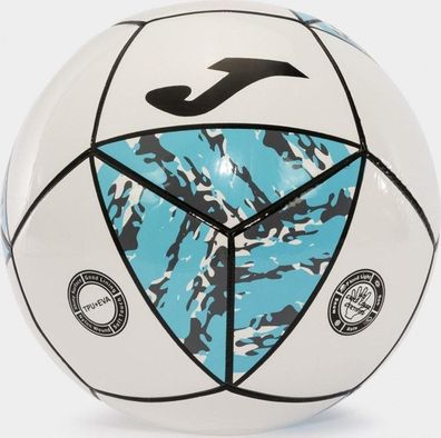 Fußball Joma Challenge II Weiß mit Térkis Akzenten