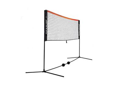 Sportnetz Dunlop Mini Schwarz Tennis- und Badmintonnetz