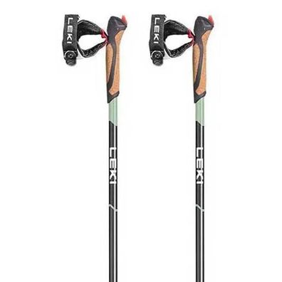 Nordic Walking Stöcke Leki Smart Response grén und silber