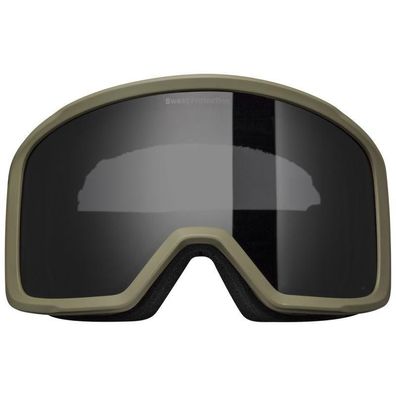 Skibrille Sweet Protection Firewall obsidian black/woodland/wood fade