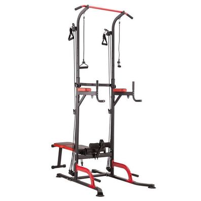 Station de musculation HMS PWL8325 multifonctionnelle noir