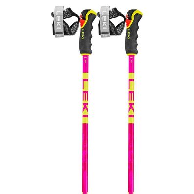 Skistöcke Leki 3D Spitfire Pink Aluminium HTS 6.5