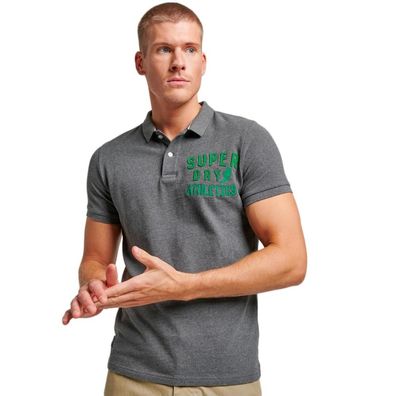 Polo Superdry Grau Herren