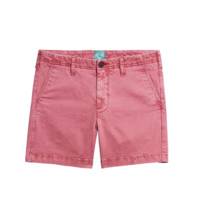 Short Superdry Chino Damen Rose