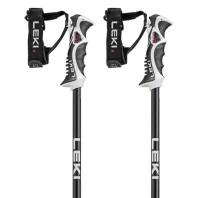 Skistöcke LEKI BOLD LITE S Aluminium schwarz und blau
