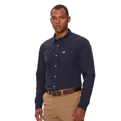 Hemd Guess Signature Blau