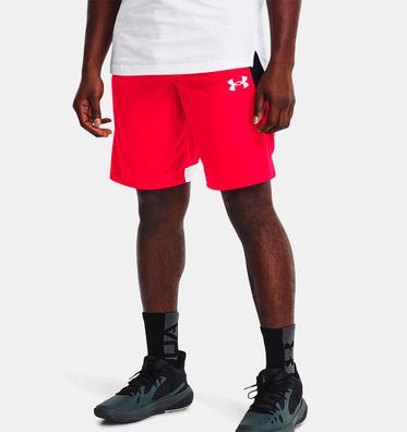 Shorts Under Armour Baseline 10In Rot fér Basketball